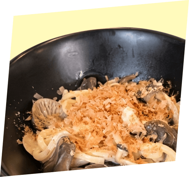 包丁いらず！「虚無きのこうどん」の画像