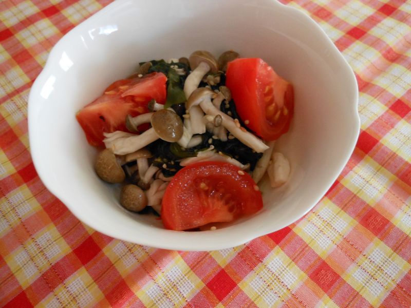 きのこの酢サラダ