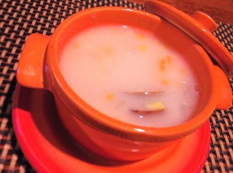 しめじとあさりの豆乳クラムチャウダー