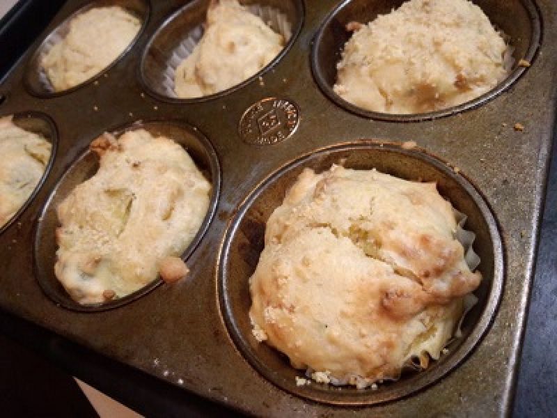 しめじと春キャベツのお食事系マフィン