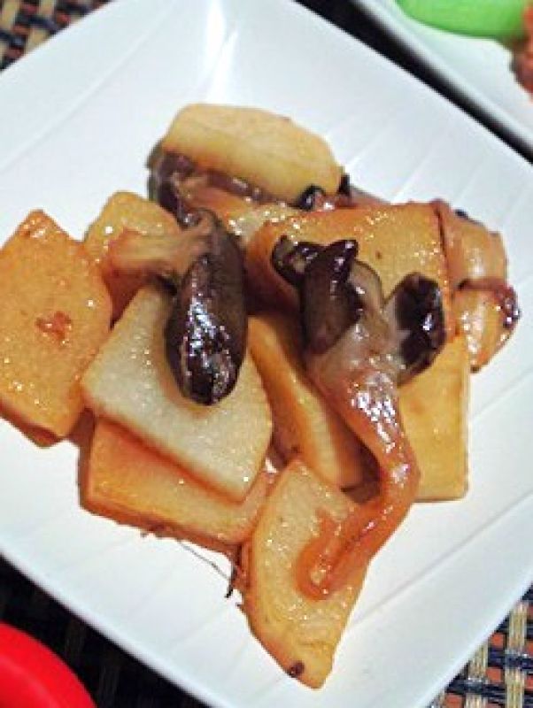 長野ひらたけと長芋の金平