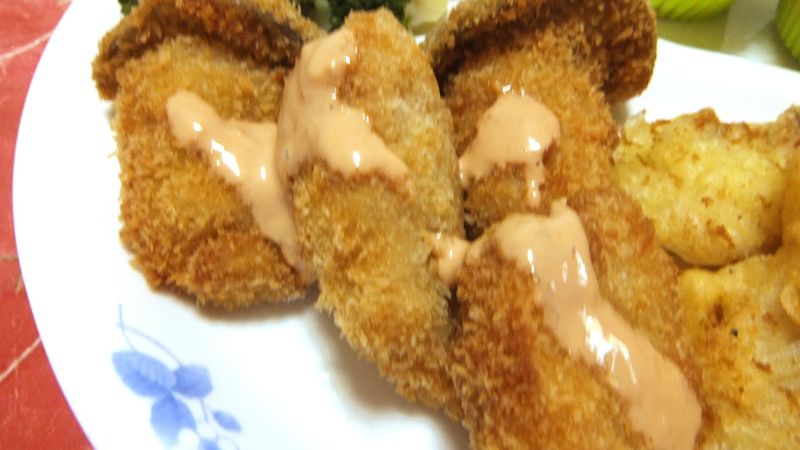 エリンギの巻き巻き豚カツ