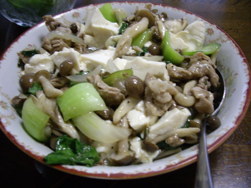 キノコ豆腐