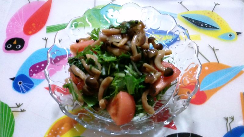 しめじの和風サラダ