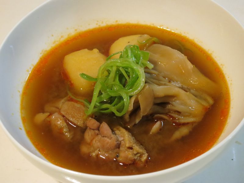 舞茸とじゃがいものスタミナスープ♪