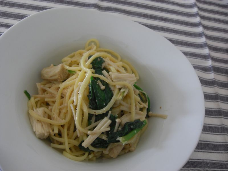 エノキのカルボナーラ