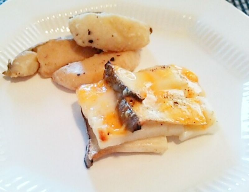 おやつにおつまみに、エリンギもっちりミルフィーユ