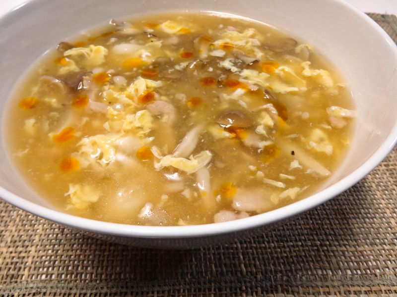 餅入り！きのこのサンラータン