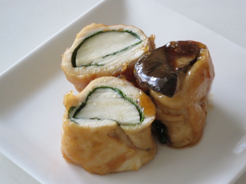 エリンギのササミ巻き