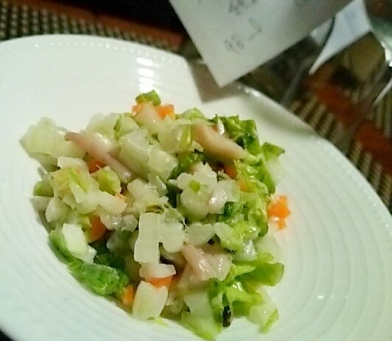 しめじと白菜のコールスローサラダ