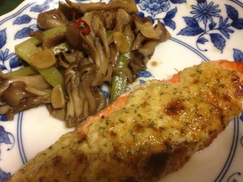 舞茸のぺペロンチーの