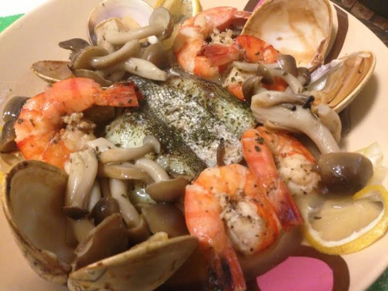 きのこのシーフードグリル