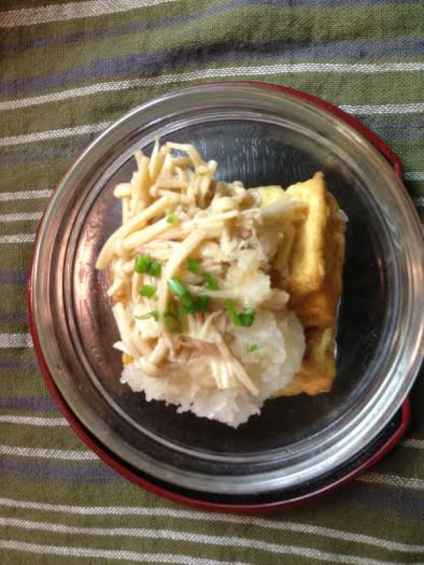 自家製なめたけおろし(厚揚げに添えて）