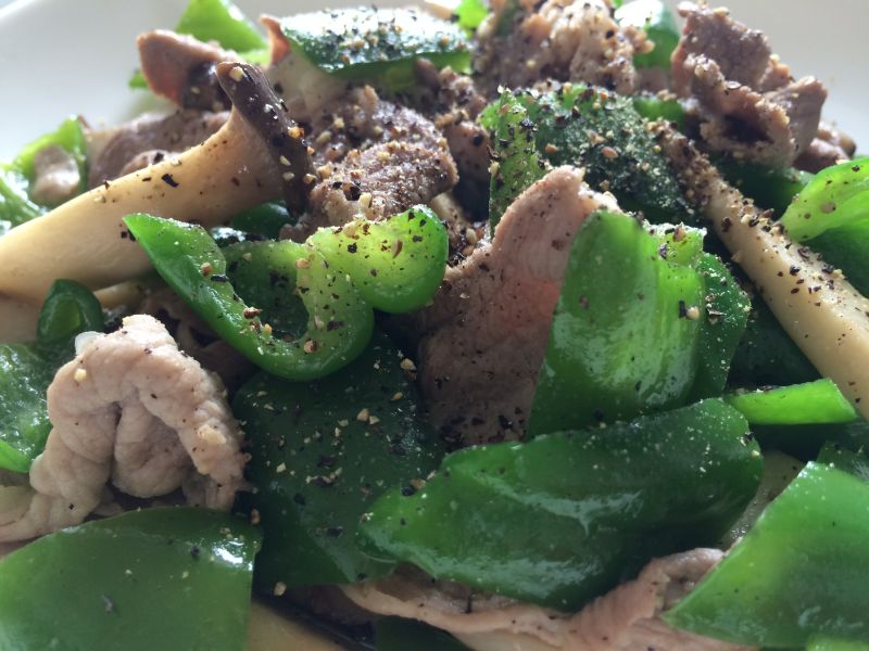 エリンギとピーマンのささっと炒め