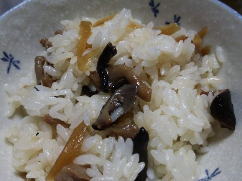 霜降りひらたけの鶏ごぼうご飯（の素）