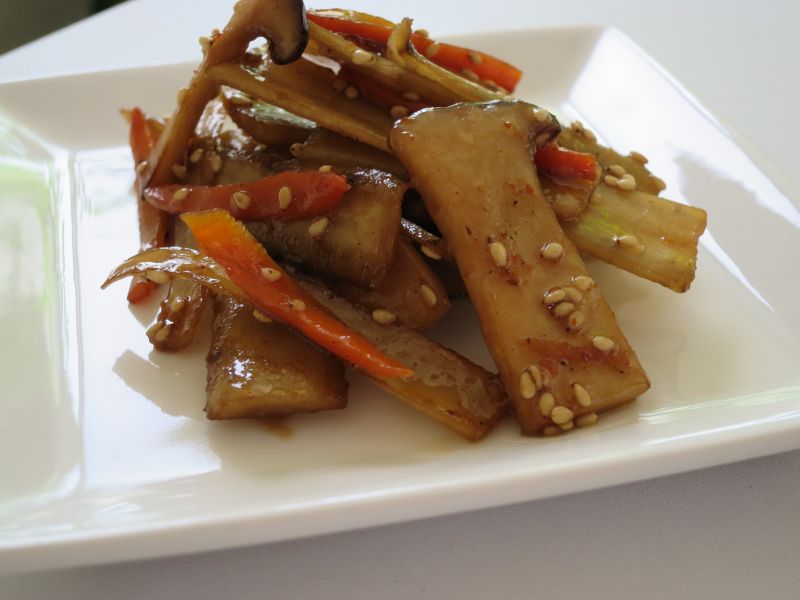 エリンギのおばんさい金平