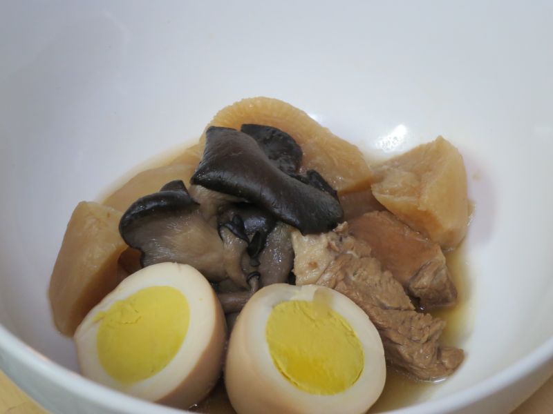 霜降りひらたけと大根のコク煮