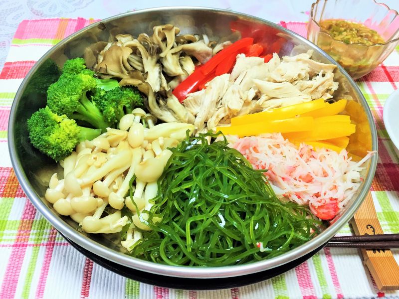 蒸しきのこ（Part2）～つけだれを添えて～