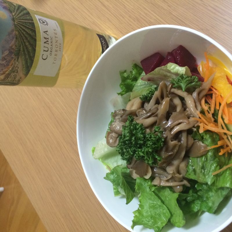 楽チン、キノコマリネサラダ