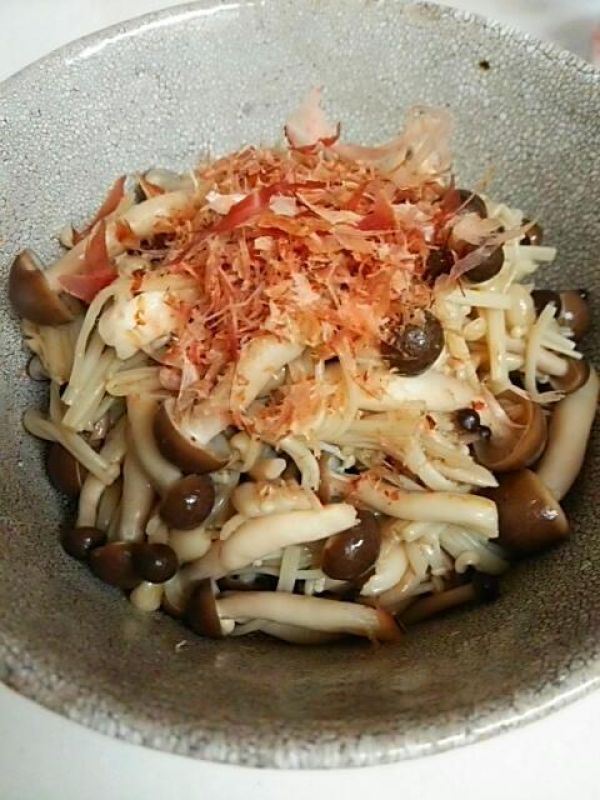 簡単副菜 きのこの生姜正油