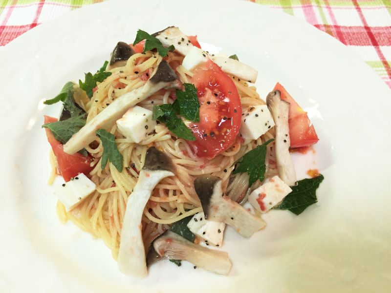 エリンギのサラダスパゲティ♪