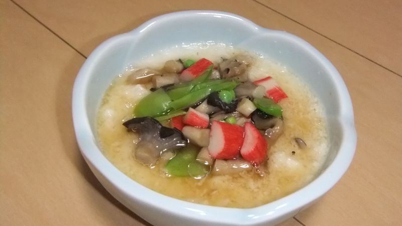 長芋に野菜ときのこ