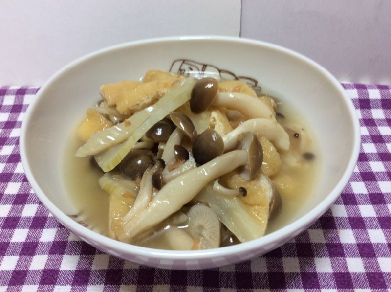 しめじと油揚げのさっぱり煮