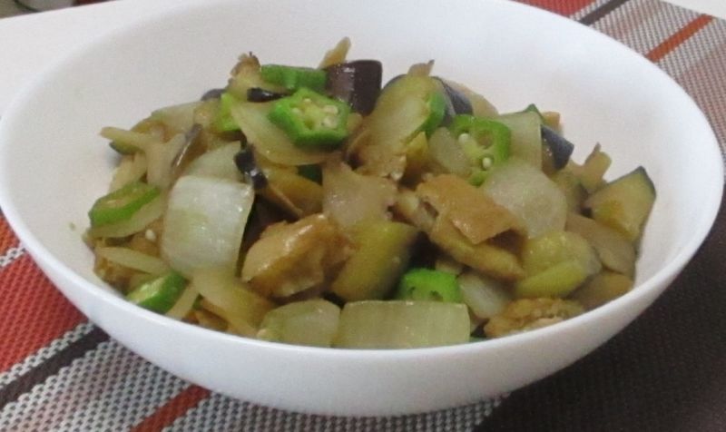 きのこ野菜の和風ジューシーラタトウイュ