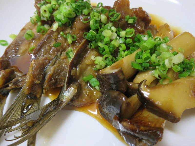 イワシとエリンギの梅煮