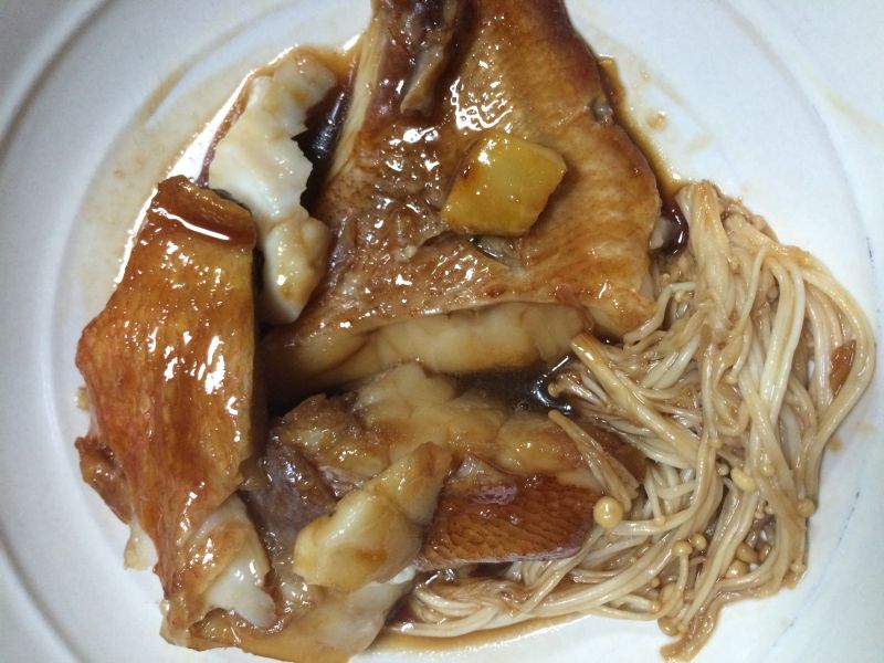 赤魚とえのきの煮付け