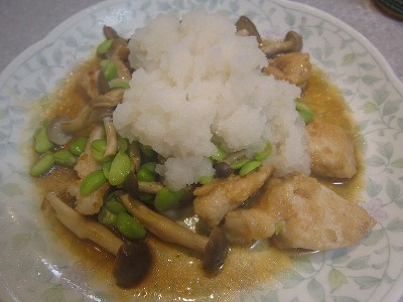 キノコのおろし和え