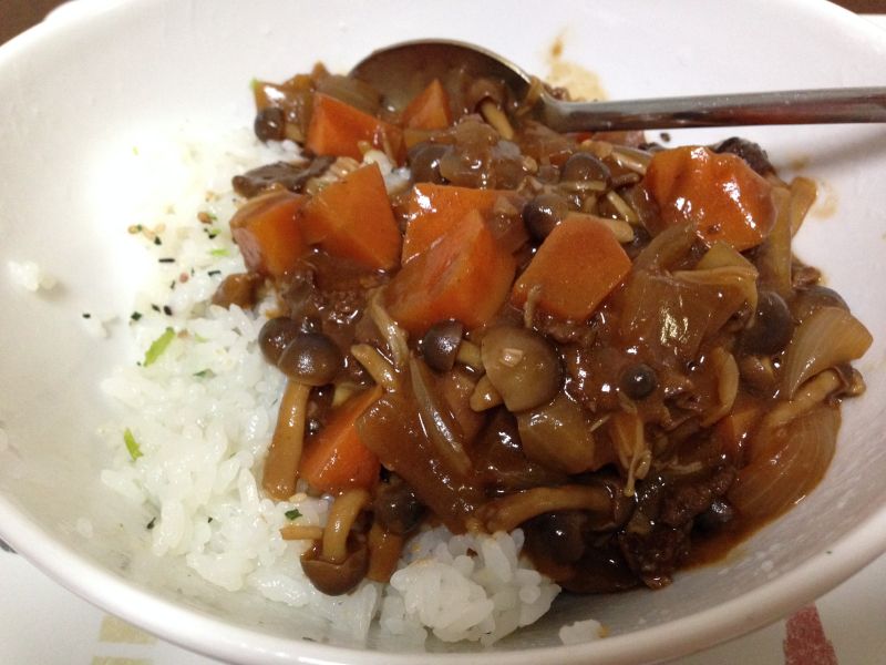 しめじのハヤシライス