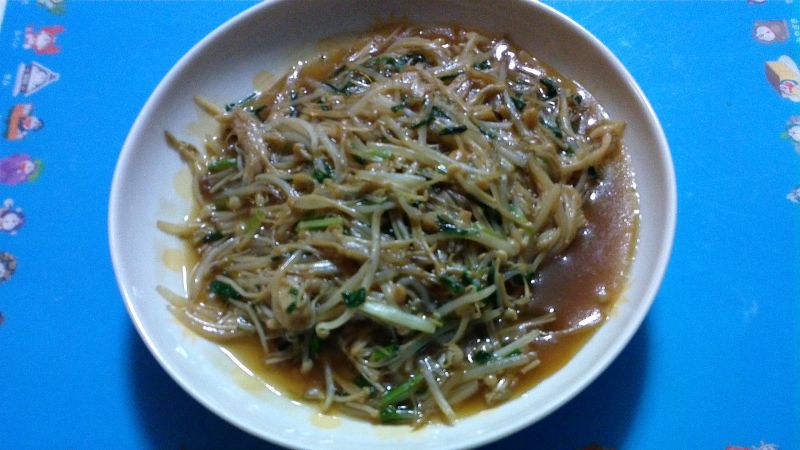 エノキともやしのあん煮