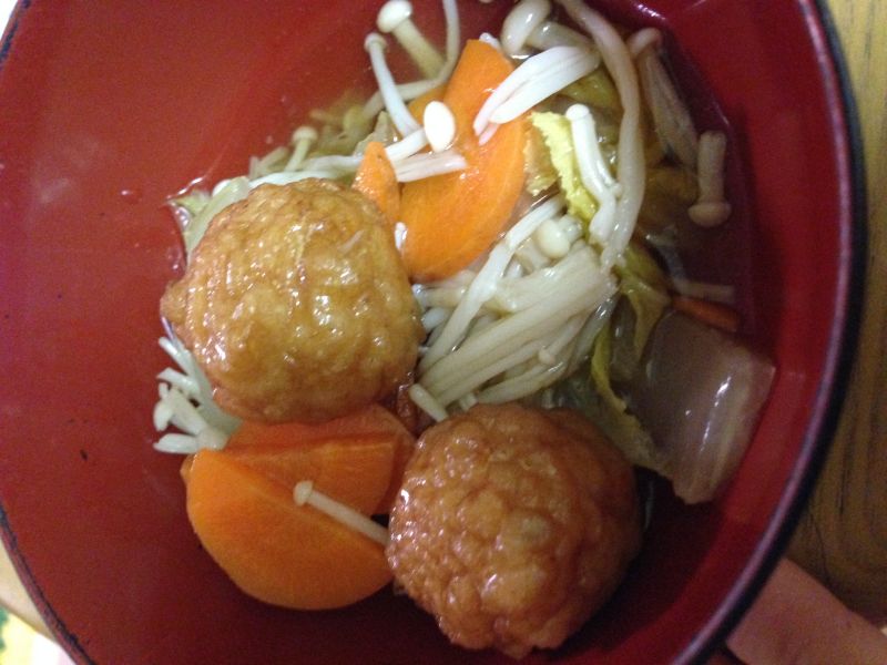 揚げボールと白菜の煮物