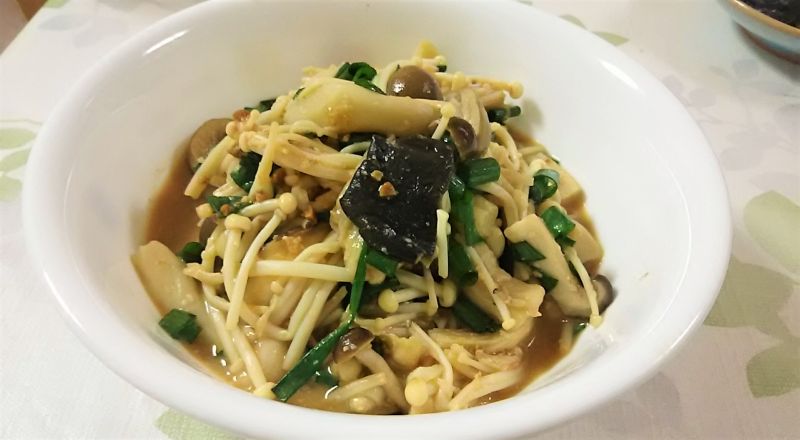 菌×菌×菌☆キノコの甘酒和え