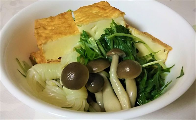 しめじと水菜のあっさり煮