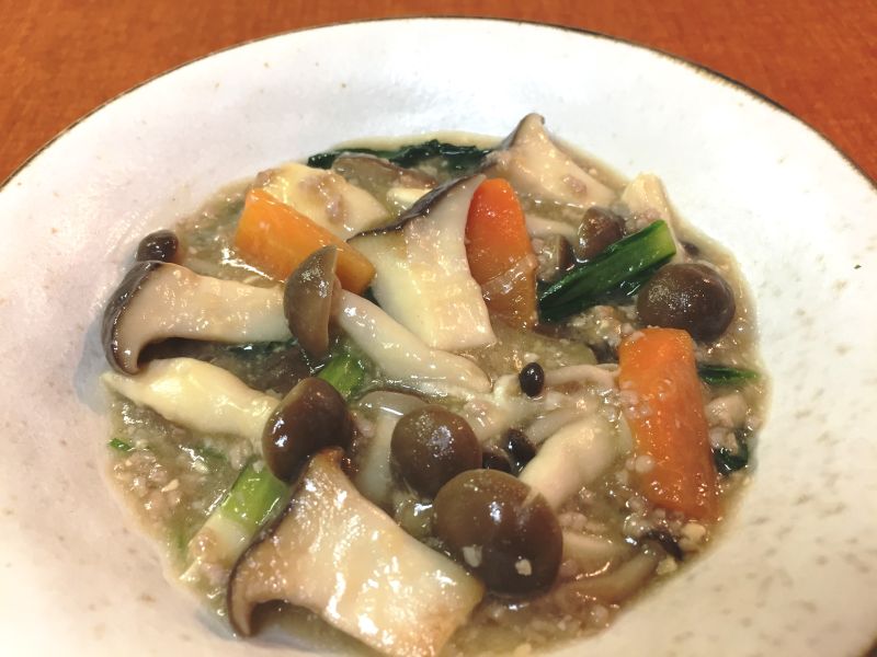 キノコの生麹味噌マーボー♪