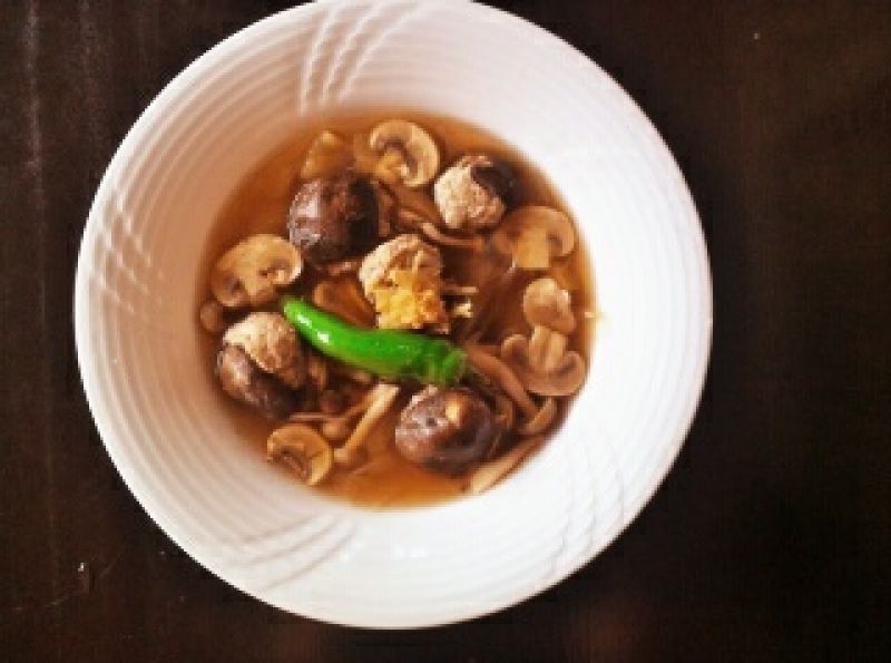 きのこのとろ～り蓮根饅頭