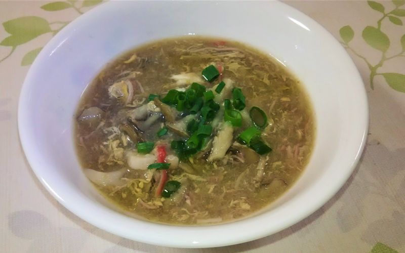 マイタケのシャキフワ汁