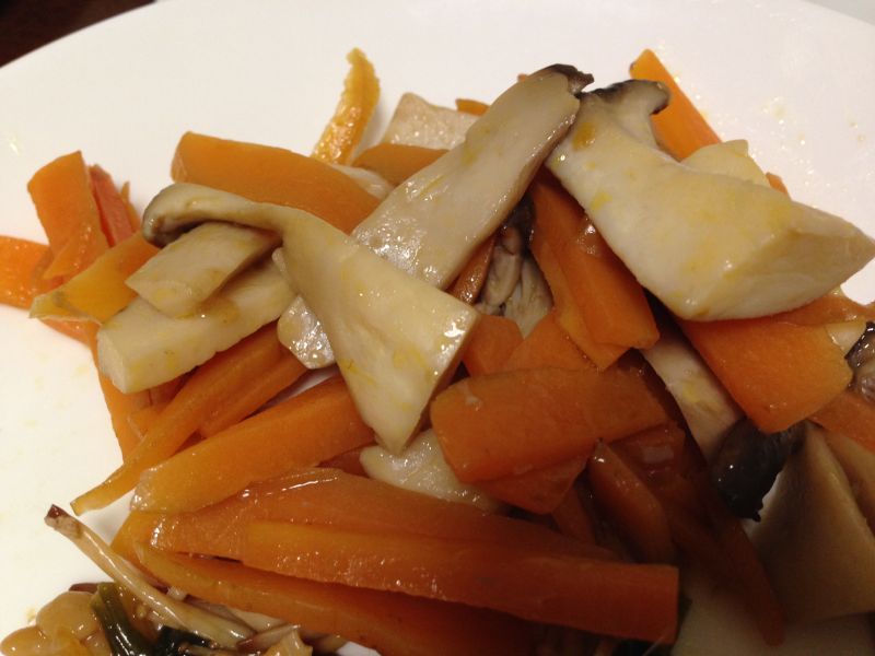 エリンギと人参のきんぴら