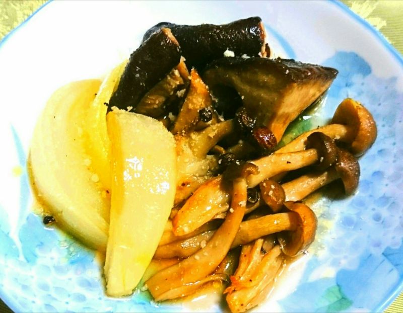 ヘルシーおつまみ！きのこのグリル