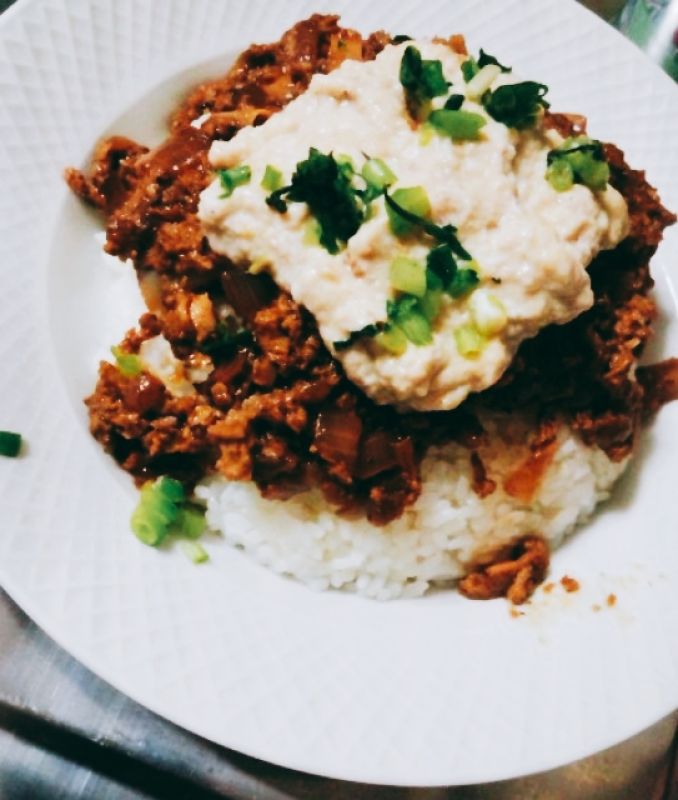 冷凍豆腐とエリンギのﾄﾞﾗｲｶﾚｰ