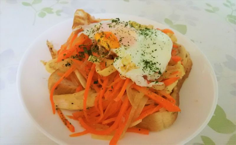 エリンギのもりもりマリネトースト