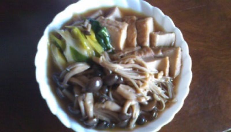 たっぷりキノコの時短煮物