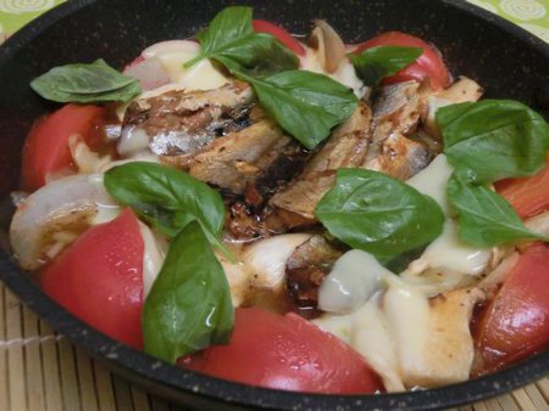 サバ缶でイタリアンすき焼き