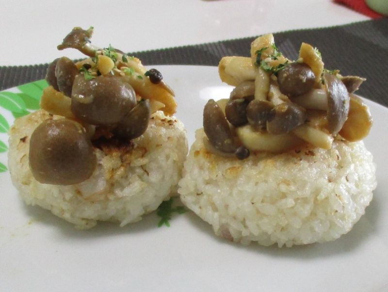 手間なし・シメジおやき