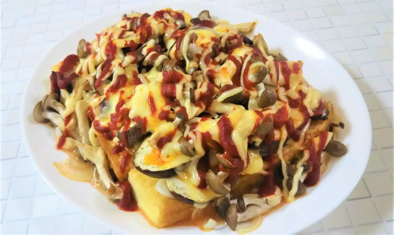 しめじドーン！の厚揚げマウンテン