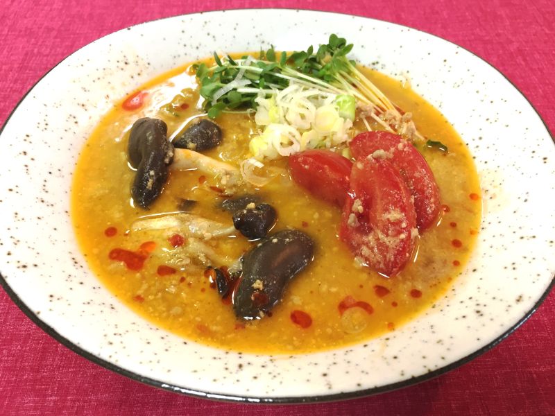 霜降りひらたけのタンタンスープ♪