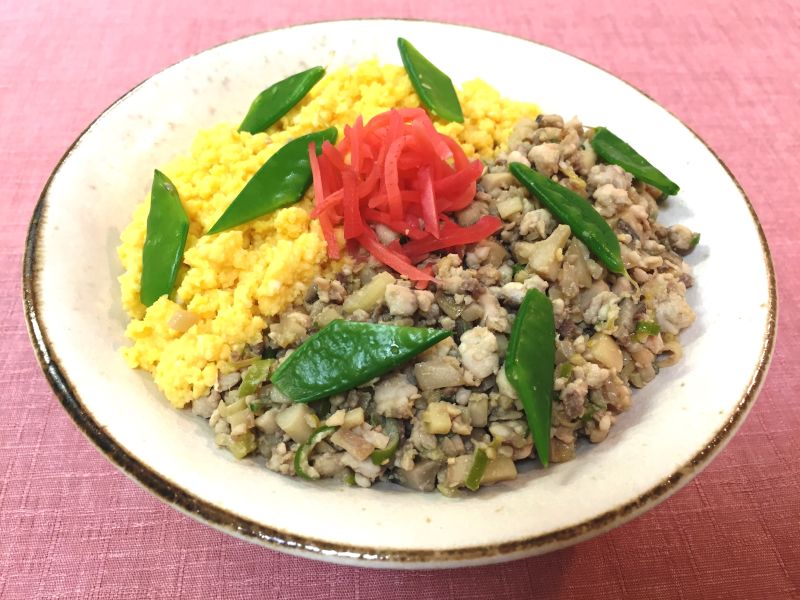 エリンギとイナダのさんが焼き丼♪