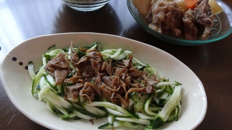 舞茸のホットサラダ